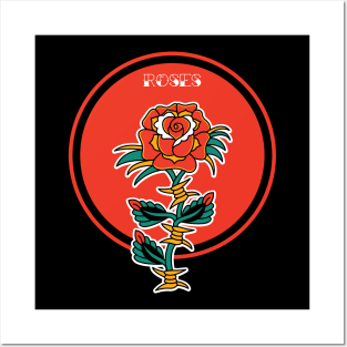 Rose Tattoo Posters and Art